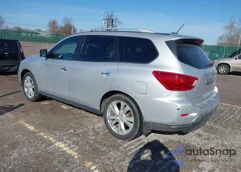2017 Nissan Pathfinder Sl from USA, damaged, VIN 5N1DR2MN8HC613059